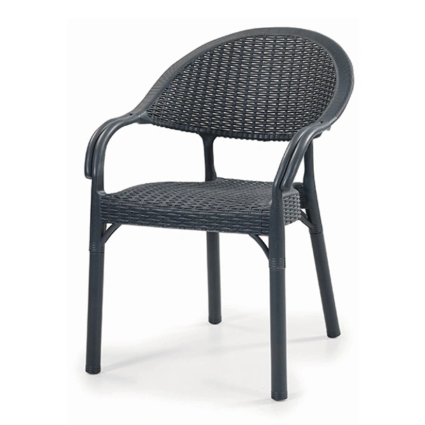 Градински стол Bamboo Rattan сив MEVSIM - Image 5