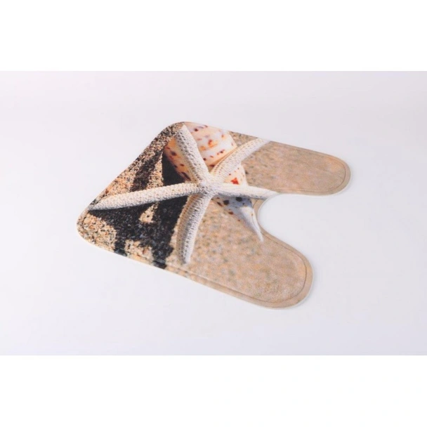 Постелка за баня 45х45 см - Плаж със звезда - INTER CERAMIC