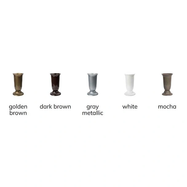 Оребрена ваза Ø16x29 см DRINA - Image 2