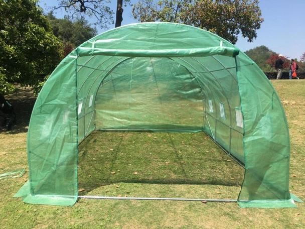 Тунелна оранжерия с армирано покривало 4.5x3x2 м (13.5 м2) - Image 3