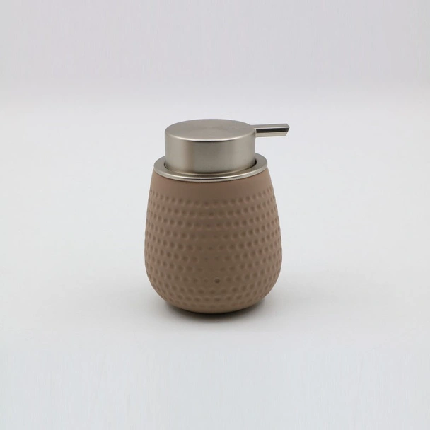 Дозатор за течен сапун Лейла бежов INTER CERAMIC - Image 2
