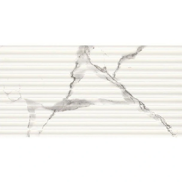 Фаянс 30x60 см Maxi White Decofon гланц BIEN