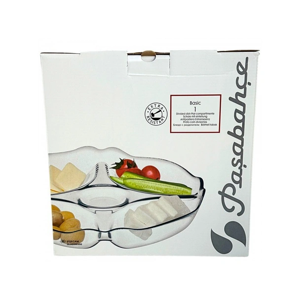 Плато за сервиране 4 части 25 см Basic PASABAHCE - Image 6