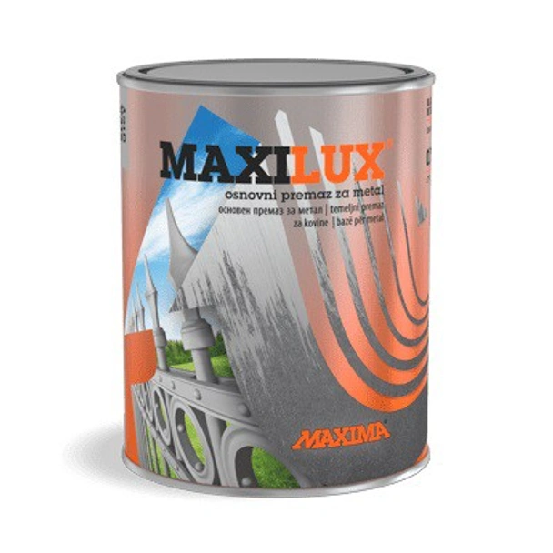 Покритие за метал Maxilux Metal Primer 0.75 л червено MAXIMA