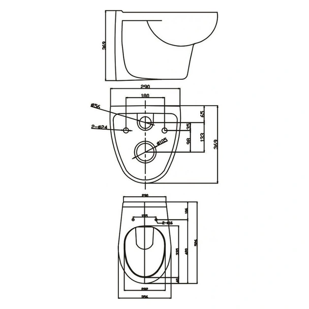 Промо пакет: Структура за вграждане GROHE + бутон + тоалетна чиния ICC 5335 RIMLESS - Image 10
