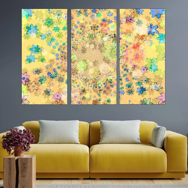 Текстура от цветя - картина пано за стена - Image 2