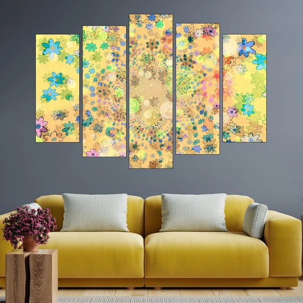 Текстура от цветя - картина пано за стена - Image 3