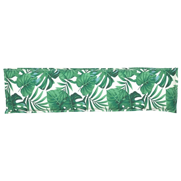 Възглавница за пейка с листен дизайн 150x40x8 см от Оксфордска тъкан - VL42001666 - Image 4