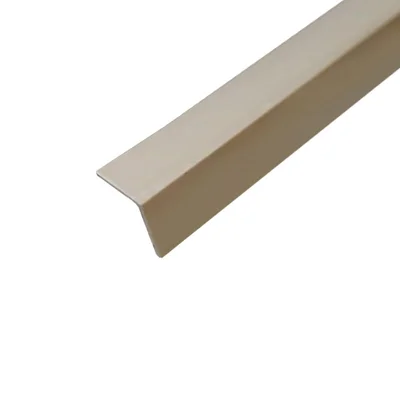 Алуминиева Г-образна лайстна 15х15 мм 2.7 м крем