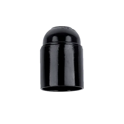 Фасунга бакелит висяща Е27 черна