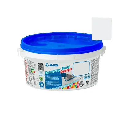 Фугираща смес Kerapoxy Easy Design 1.5 кг сребристосива MAPEI