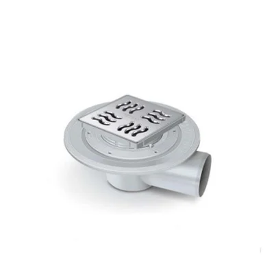 Хоризонтален сифон 10x10см Ø100 мм 15 см широка периферия Mesa Teknik