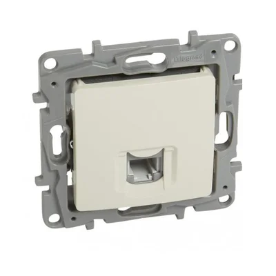 Телефонна розетка RJ11 цвят крем Legrand Niloe