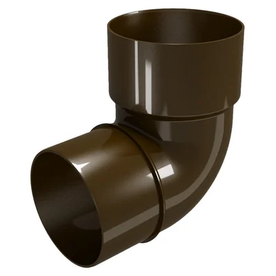 Дъга Rainpipe 87.5° Ø80 мм кафява DEVOREX