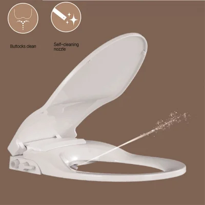 Тоалетна седалка с функция биде 47х36х10см бяла INTER CERAMIC