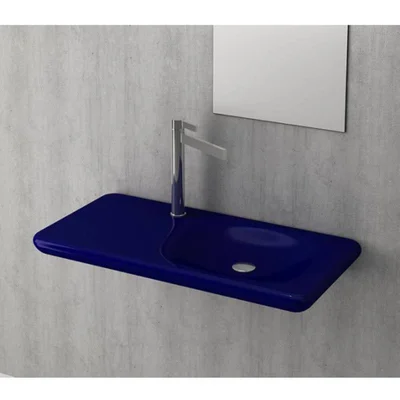 Мивка 90 см син сапфир гланц Fenice BOCCHI