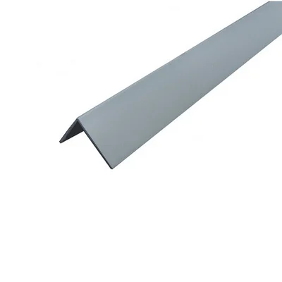 Г-образна алуминиева лайстна 60х20 мм 2.7 м сребро
