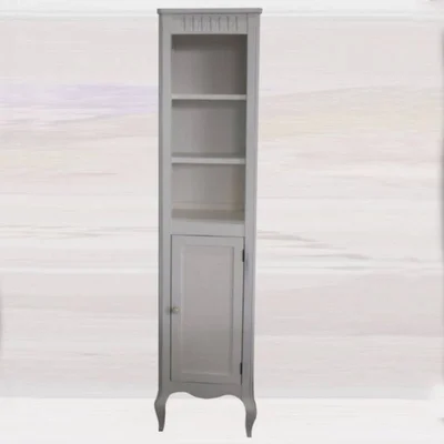 Стенна ретро колона за баня Виктория 40х40х180 см бял мат INTER CERAMIC