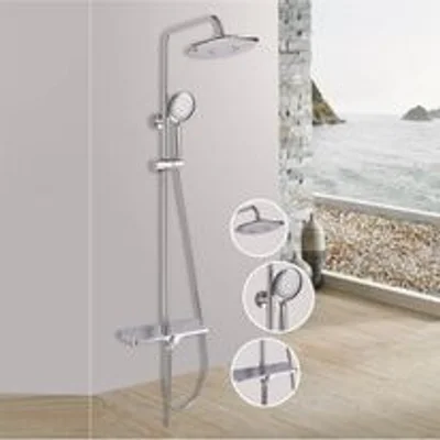 Тръбно окачване с подвижен душ и лавица IC-6106 INTER CERAMIC