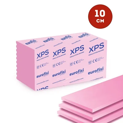 XPS изолация- 10 см (3 м2 в пакет) - 125/60 - EUROFISI