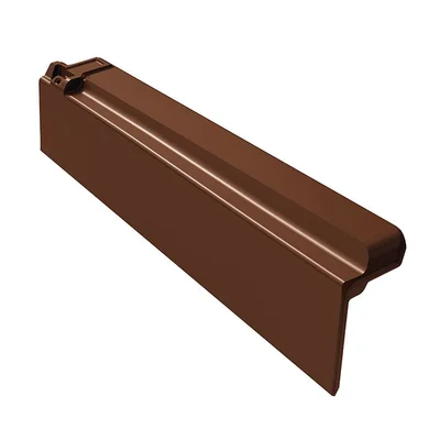 Крайна лява керемида Pro кафява гланц MLADOST