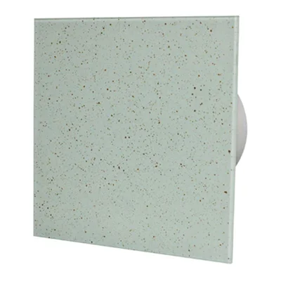 Вентилатор за баня ММ-P 06 100/169, квадрат, с клапа, бяло и злато