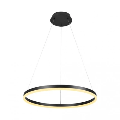 LED полилей Caterina с дистанционно 44 W черен LIGHTEX