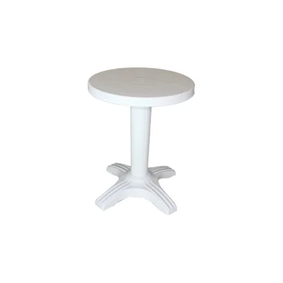 Пластмасова кръгла маса Ф60 бяла