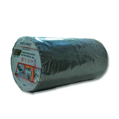 Битумна хидроизолационна лента графит 300х1.2мм 10м DECOREX