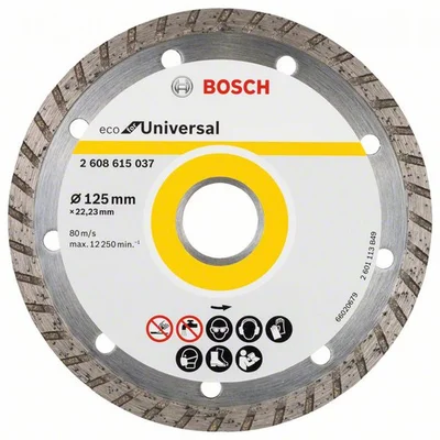 Диамантен диск Eco Universal Turbo 125х22.23 BOSCH