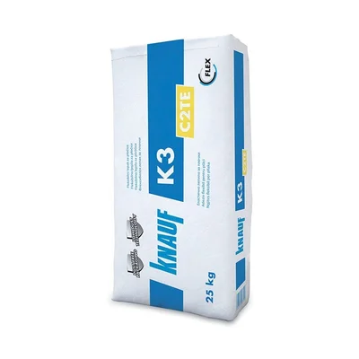 Лепило за плочки K3 C2TE 25 кг сиво KNAUF
