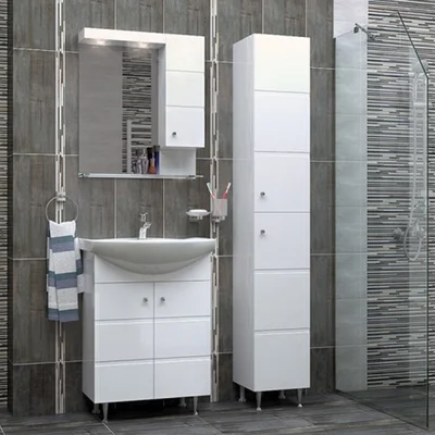 Долен шкаф за баня с мивка Емона TRIANO