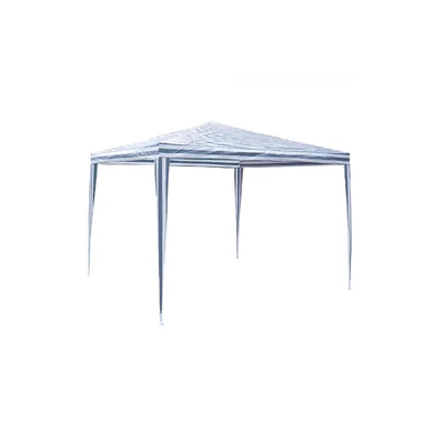 Градинска шатра бяло-синя 3х3 м
