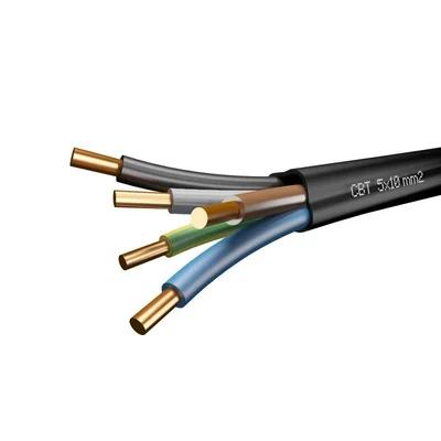 Кабел СВТ 5х10 мм2 черен