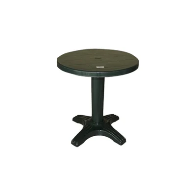 Пластмасова кръгла маса Ф60 зелена