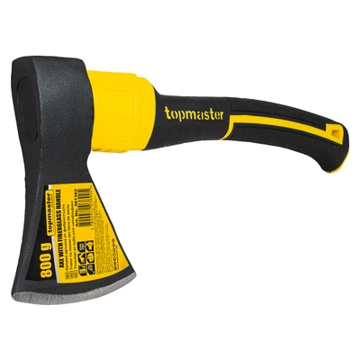 Брадва с дръжка от фибростъкло 800 гр TOPMASTER