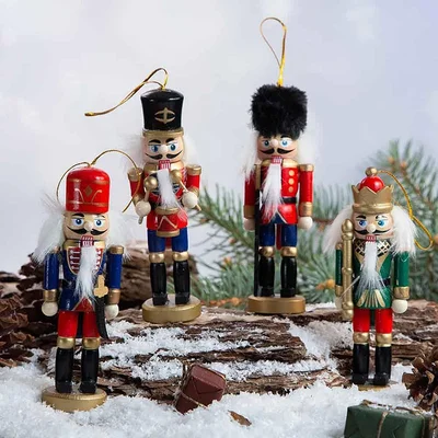 Коледни декоративни войници 12.5 см к-кт 4 бр.