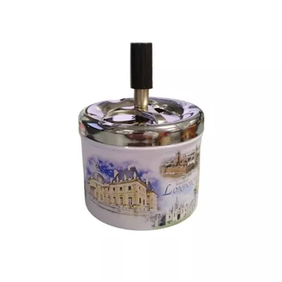 Противоветрен пепелник с бутон 9x12 см