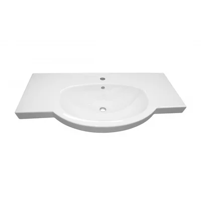 Умивалник върху мебел с отвор 800 нео бял