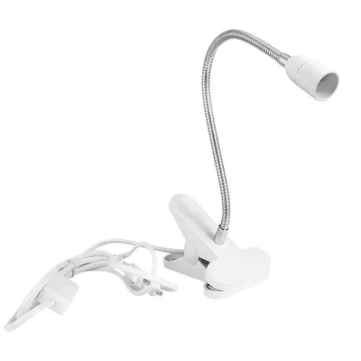 Настолна лампа с щипка Clamp бяла VIVALUX