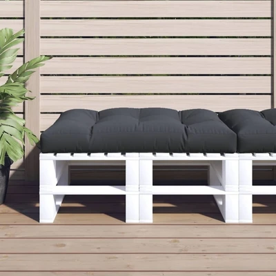 Възглавница за палет 120x80x12 см антрацит