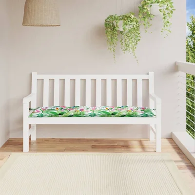 Възглавница за градинска пейка цветна 150x50x7 см оксфорд плат - VL361616