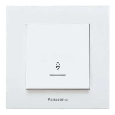 Девиаторен светещ ключ сх.6 Karre Plus бял PANASONIC