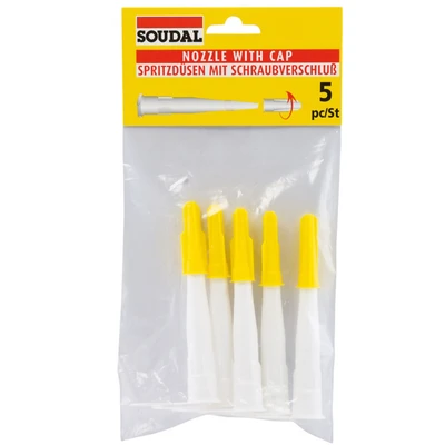 Накрайници за силикон или лепило к-кт от 5 бр. SOUDAL
