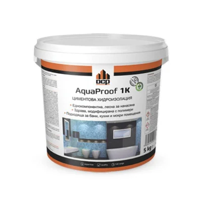 Еднокомпонентна циментова хидроизолация AquaProof 1K  5кг DCP