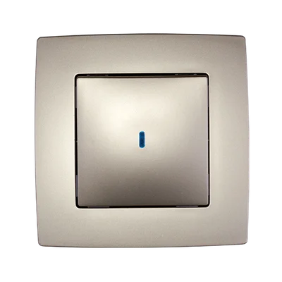 Ключ CITY СХ.6 светещ, шампанско металик