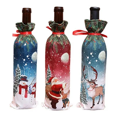 Коледно калъфче за бутилка