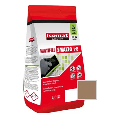 Фуга 1-8 мм 2 кг светлокафяв 09 Multifill Smalto ISOMAT