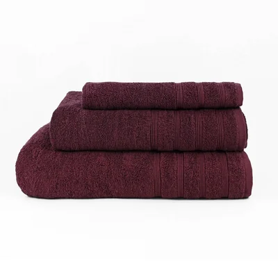 Хавлия 30x50 см Ню Уейв бордо BULGARIA TEX