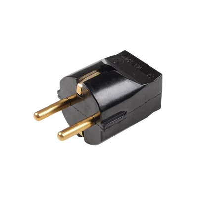 Щепсел бакелит черен